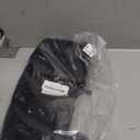 Women's Satin Wide Leg Palazzo Pants Plicated Silky Pull on Party Dress Casual Pant Trouser (Black, XS)