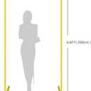 Wedding Arch, 6.6FTx 5.5FT Square Backdrop Stand for Ceremony 2 Pack, Gold Metal Arch Backdrop Stand for Parties, Balloon Arch Stand Backdrop for Anniversary, Birthday, Bridal, Baby Shower, Decoration