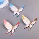 HILIUS Butterfly Wall Decor, 5 Pack 3D Resin Wall Hanging Decorations for Living Room, Bathroom, Bedroom (Blue)