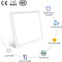 Inshareplus LED Flush Mount Ceiling Light Fixture, 9 Inch 18W 5000K Daylight White, 1800LM Square Super Bright Ceiling Lamp Lighting, IP 40 Flat Modern Lights for Bedroom, Kitchen, Closet, Office