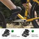 ROCKBROS MTB Mountain Bike Pedals Compatible with SPD Mountain Bike Dual Function Sealed Clipless Aluminum Bicycle Flat Platform 9/16" Pedals with Cleats for Road, MTB, Mountain Bikes, Black