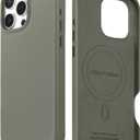 LONLI Edition | Italian Leather - for iPhone 16 Pro Max - Premium Italian Full Grain Leather Phone Case - Develop Unique Patina - Spruce