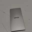 Lexar ES3 1TB External SSD, USB 3.2 Gen2 Portable SSD, PSSD Up to 1050MB/s Read, 1000MB/s Write, External Solid State Drive Compatible with iPhone 16/15 Series/Mac/PS5/XBOX/Laptop/PC, Silver