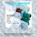 UPGRADED W10498990 WPW10498990 Refrigerator Water Inlet Valve for Whirlpool Maytag KitchenAid Jenn-Air Amana Replaces W10342318 W10238100 AP6017532 2219594 Ice Maker Water Valve Assembly