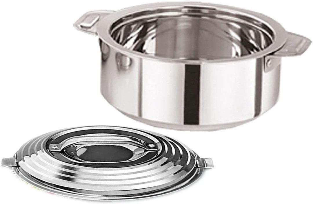 Stainless Steel Casserole, Steel Serving Pot,Steel Chapati Storage Box, Stainless Steel Serving Pot Handi