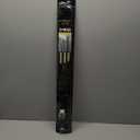 Lunar KL79230 Complete Blackout Room Darkening Wrap Around Curtain Rod, 28-48" Adjustable Length, Black Finish, 5/8" Diameter Steel Tube