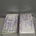 Pack Of 2 120Pcs Purple Lavender Theme Napkins Paper Purple Floral Disposable Paper Napkins Lavender Luncheon Napkins Hand Towels for Birthday Baby Shower Dinner Picnic Party Tableware Decor Supplies