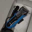 Braun Electric Series 3 Razor with Precision Trimmer, Rechargeable, Wet & Dry Foil Shaver for Men, Blue/Black, 4 Piece