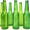 SMASHProps Breakaway Beer Bottle Prop 12 Pack - DARK GREEN translucent - Dark Green Translucent