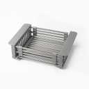 Sink Holder Stainless Steel Telescopic Basket Telescopic Sink Rack Dishwashing Basket Dish Sink Rack Kitchen Rack Daily Use
