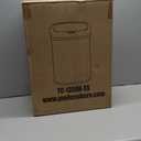 13 Gallon Kitchen Garbage Can 50L Stainless Steel Trash Can Garbage Bin Suitable Beautiful Garbage Can with Lid Sensor Trash Bin Garbage Bin with Lid Automatic for Office Bedroom Living Room, SS