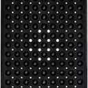 ENKOSI Bath Mat 40 x 16 Inch Extra Long Non Slip Bathtub Mat Anti Slip Black Shower Mat with Suction Cups Bathroom Mat for Tub and Smooth Shower Floors (Black 40x16)