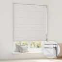 LazBlinds No Drill Cordless Roman Shades, 43'' W x 64'' H, Off White