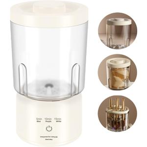 Mini Portable Washing Machine, Underwear Small Washing Machine Compact Laundry,1.6L Dual Mode, Makeup Brush Cleaner Solution Mini Washer for Apartment, Home, Hotel and Camping-2 Cups