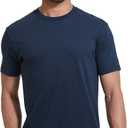 True Classic Mens T-Shirts - Short Sleeve Crew Neck Plain Novelty T Shirt for Men (X-Large, Navy)