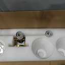 3-Light Champagne Bronze Bathroom Vanity Light Fixtures Over Mirror, Vintage Vanity Lights for Living Room, Milk White Glass Shades, Standard E26 Base