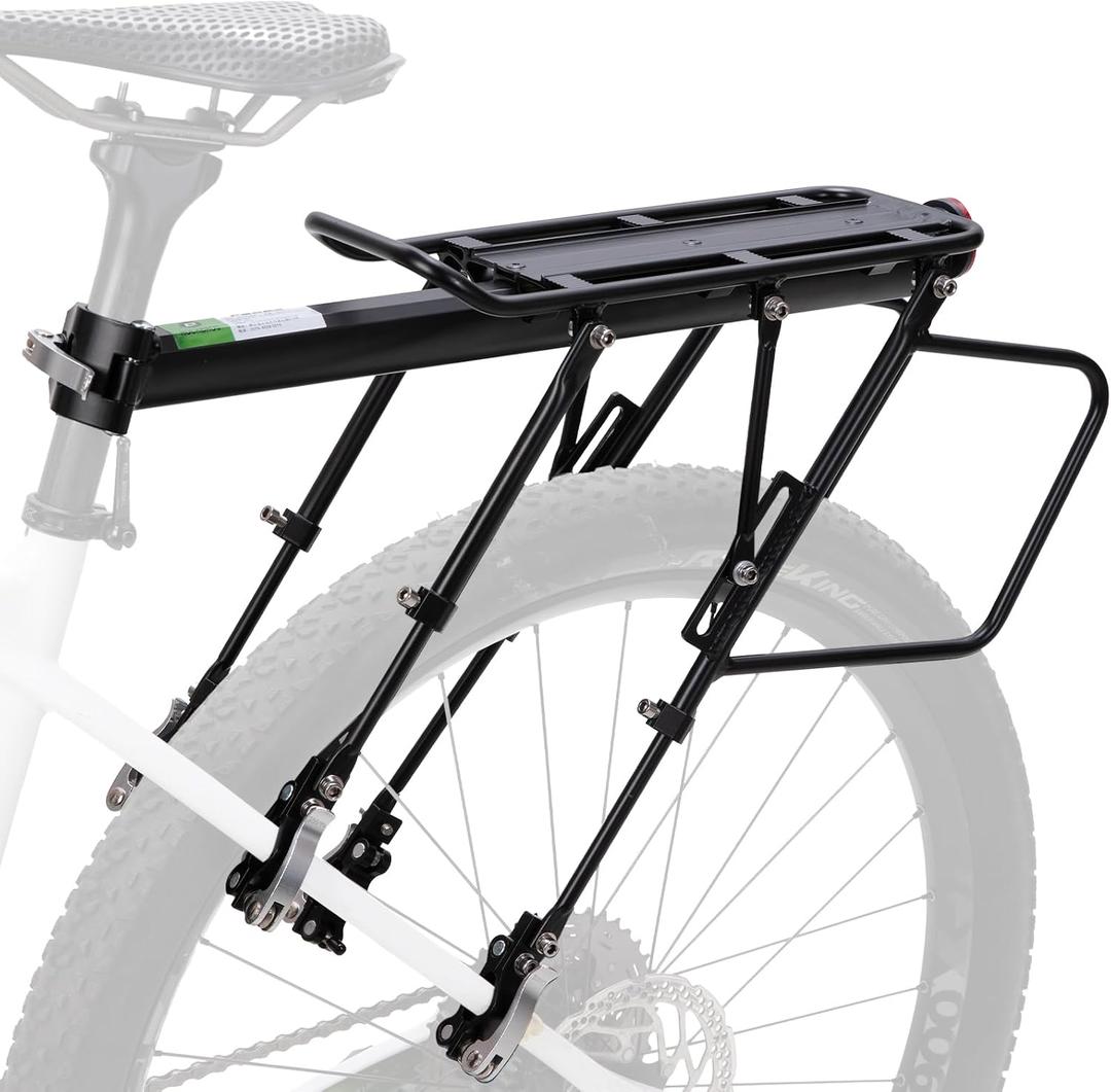 ROCKBROS Rear Bike Rack Quick Release Mountain Bike Rear Rack Aluminum Alloy Bike Cargo Rack
