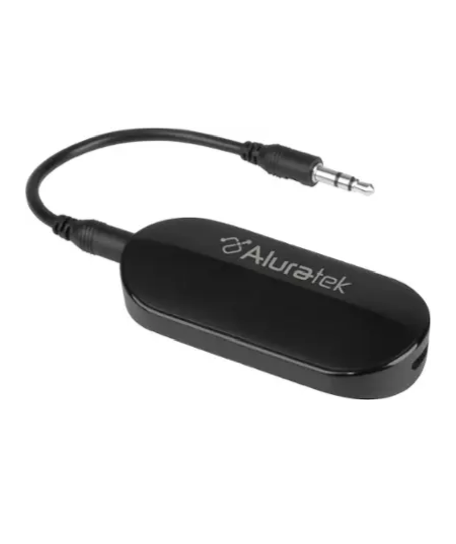 Aluratek - Bluetooth Audio Transmitter for AirPods/Wireless headsets and speakers - Black