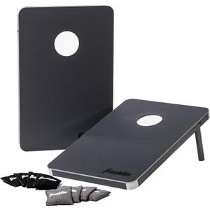 Franklin Sports Cornhole Game Sets - Portable Cornhole Boards + Bean Bags - (2) Cornhole Boards + (8) Bean Bags Included - Perfect Beach + Lawn Tailgate Bean Bag Toss Game Set