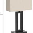 Seealle Bedroom Lamps for Night Stands - Touch Control, 3 Way Dimmable, USB C+A Charging, LED Bulbs, Easy Assembly