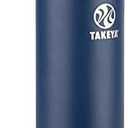 Takeya Actives Water Bottle with Spout Lid - Bottle with Double Stainless Steel Insulation - Dishwasher Safe & BPA-Free - Bottle with Spout Lid & Removable Bumper - 24 oz, Midnight Blue