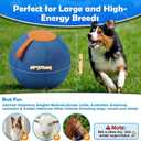 Portable 22-Inch Herding Ball for Dogs Australian Shepherds, Dog Herding Ball Outdoor Training Set for Working Animals with Durable Oxford Fabric Cover, Air Pump, Storage Bag & Gift Box Included