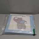 Epakh 4 Pcs Elephant Baby Boxes for Baby Shower Decoration with 4 Pcs Baby Shower Party Boxes Elephant Printed Baby Blocks for Baby Boy Shower, Happy Birthday Decorations, Gender Reveal Party(Blue)