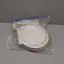 ZVK 96 Christmas Party Paper Plates Napkins Cups Set Disposable Dinnerware Tableware for Holiday Serve 24