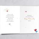 11 x Dad Fathers Day Card, Fathers Day Card Gift for Dad from Daughter Son, Father's Day Card for Daddy, Fathers Day Decorations