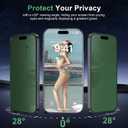 2 x Privacy Screen Protector for iPhone 17 Air [6.6 inch][2 Pack] Anti-Spy Private Tempered Glass Film [Easy Install] [9H Hardness] [Military Grade Shatterproof] [Anti Scratch] [Case Friendly] (Green)