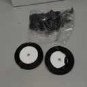 Black Satin Bows for Cake Decorations, 11 Pcs Coquette Bow Cake Toppers with Happy Birthday Acrylic Sign, Ribbon Cake Bows for Birthday Cake, Cupcakes, Baby Shower, Wedding Party Decor