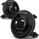 60W LED Fog Lights Assembly for 07-13 Chevy Avalanche/Suburban/GMC Acadia/Ford Escape/ 07-14 GMC Yukon/Tahoe/Mustang/ 08-10 Pontiac/Explorer/10-13 Camaro/ 15-19 Colorado/Silverado/Canyon/Sierra