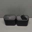 Car Trash Can Bin with Lid - 2 Packs Universal Vehicle Mini Leakproof Garbage Can Bin with 40pcs Trash Bags Car Organizers and Storage for Front Back Seat Accessories for Auto Office Home(Black)