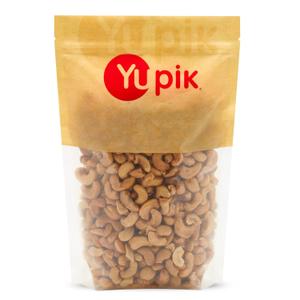 Yupik Roasted Salted Jumbo Cashews, 2.2 lb (35.2 oz), Gluten-Free, Kosher, Vegan, Large Crunchy Nuts, Lightly Seasoned with Salt, Source of Protein & Iron, Savory Snacks (2.2 Pound (Pack of 1))