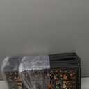 OJIA Floral Stair Treads Non-Slip Stair Runner for Wooden Steps Indoor 15PCS 30"x8" Carpet Stair Treads Stair Mats Staircase Step Treads for Kids, Elders and Dogs, Stair Covers, Black