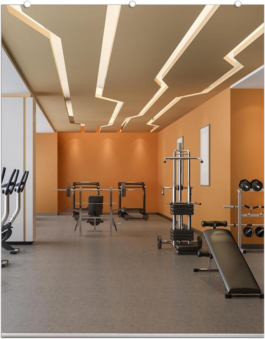 Tempered Home Gym Mirror 60"x48" - 1/4" Thick Body Large Wall Mirror Full Length for Bedroom, Garage, Bathroom - Frameless, HD Ultra Clear 60"x48"