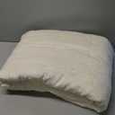 Weighted Blanket for Adults Twin Size 15 lbs, Soft Cooling Minky Dot Heavy Breathable Blanket for All-Season, Washable Weighted Throw with Glass Beads, 60 x 80 Inches, Cream