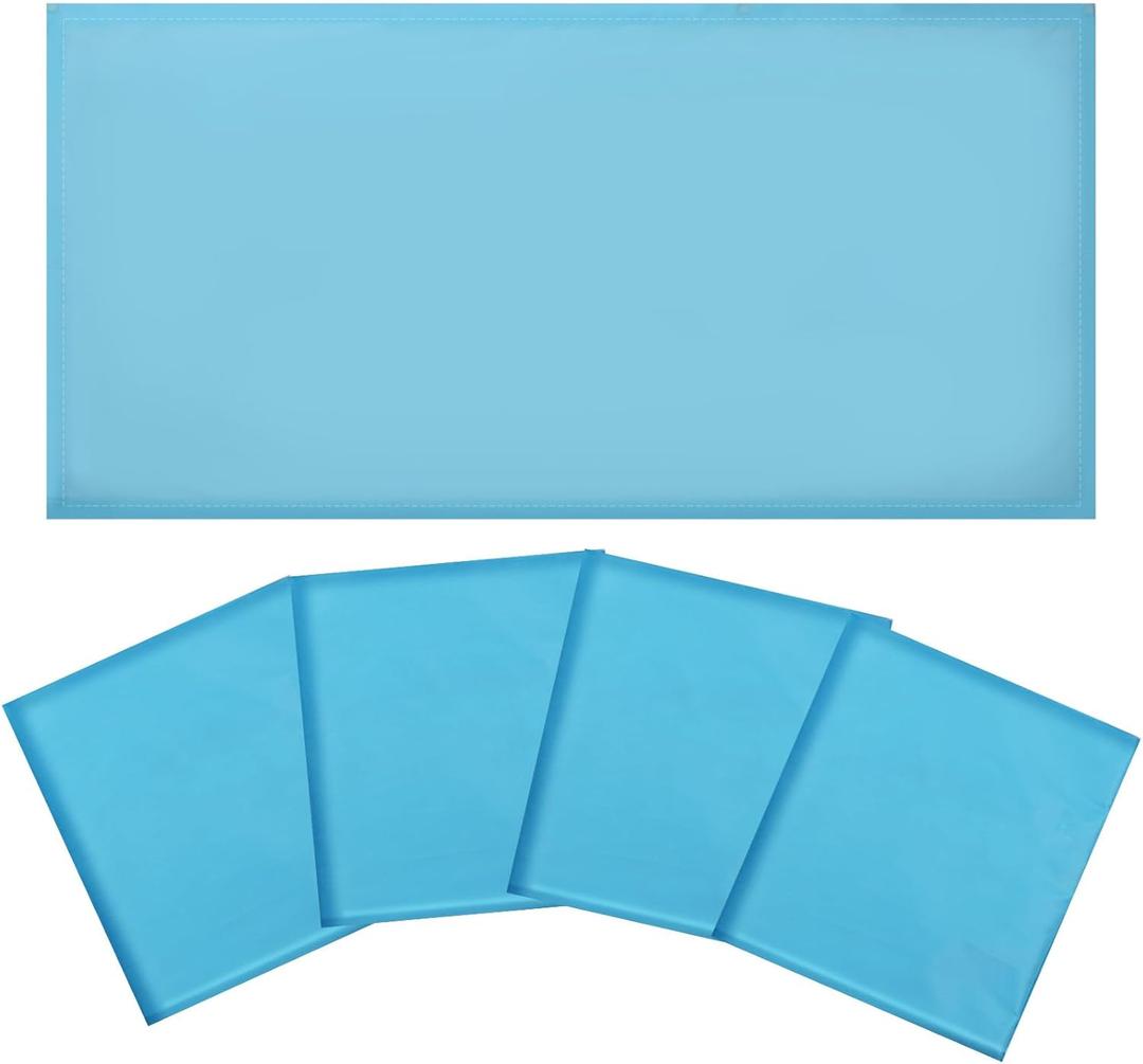 4 Pcs Fluorescent Light Covers - Light Covers for Ceiling Lights Classroom, Magnetic Light Filters for Office, Hospitals, Home 4 x 2 Feet (Blue)