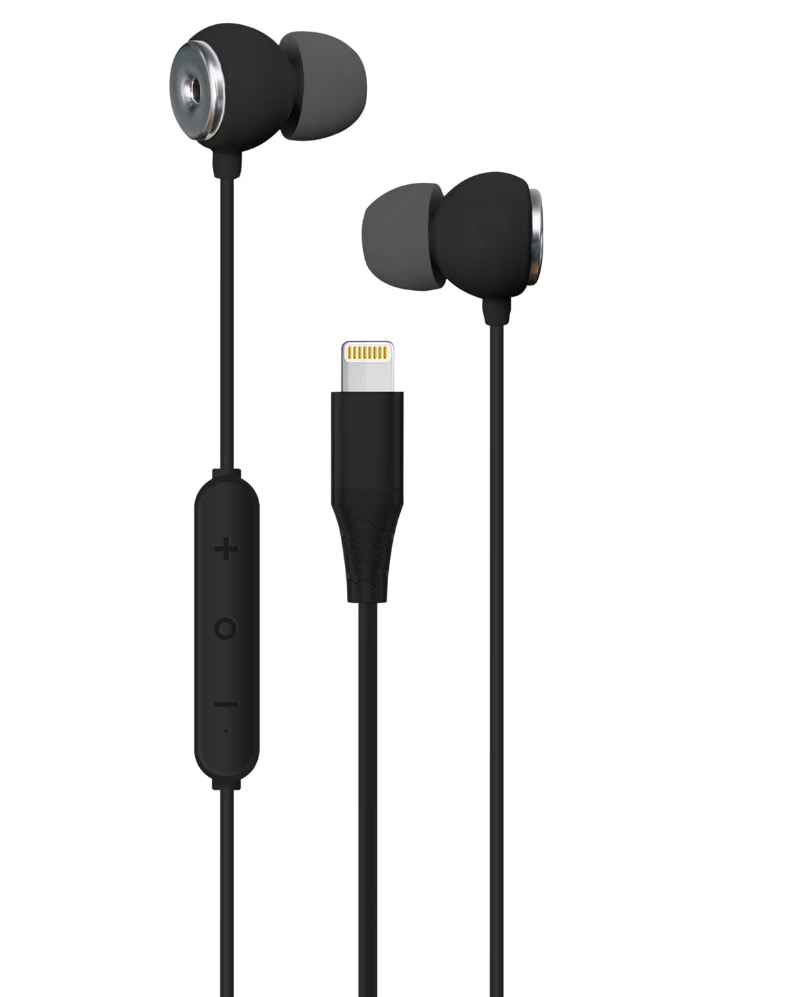 Helix/Retrak UltraBuds SE Lightning Earbuds Black Wired Headphones and Earphones