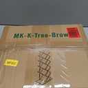 10 Tier Tree Book Shelf, Floor Standing Wood Bookshelf for Narrow Space, Storage Organizer Bookshelves for Books/CDs/Magazine, Bookcase with Shelves for Home Office, Living Room - Brown