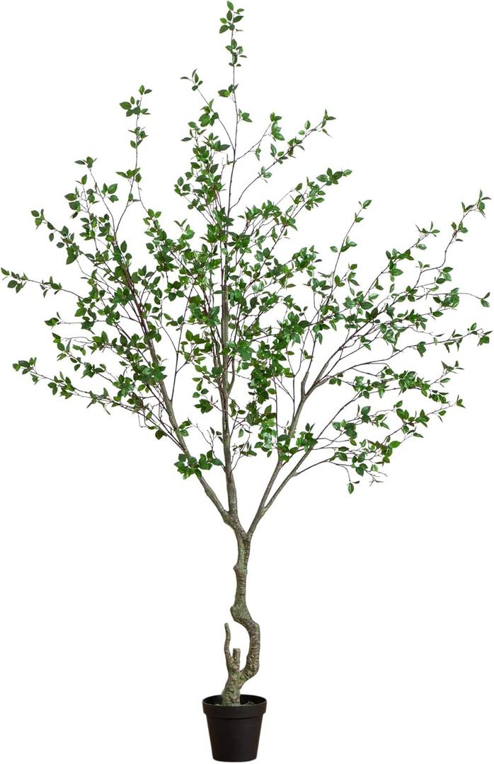 Nearly Natural 10ft Minimalist Citrus Artificial Tree, UV Resistant