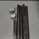 Mcrbeay Shower Curtain Rod, 1" Diameter Heavy Duty Tension Shower Rod, Non Slip Adjustable 28-74 inch No Drill Shower Curtain Rods Spring Tension For Bathroom, Shower Stall, No Rust, Bronze