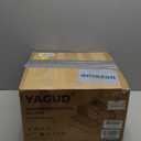 Under Desk Machine, Electric Elliptical Leg Exerciser for Senior, 15 Adjustable Speeds Quiet and Portable Seated Pedal Exerciser for Training with Remote Control (Orange)