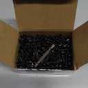 (200Pcs)#81 for Sheet Metal Self-Tapping Screws 410 Black Stainless Steel Truss Head High-Strength Quick Tapping (#8x1")