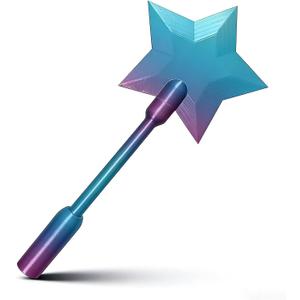 3D Printed Credit Card Wand Tap to Pay, Magic Fairy Pay Wand, Starlight Magic Wand Tap-to-Pay Card Holder, Fun Unique Creative Gifts (Blue)