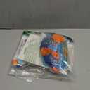 Boy Birthday Decorations, Blue Birthday Supplies, Light Blue Navy Brown Tan Orange Banner, Fringe Curtain, Boho Balloons, Pom Poms Backdrop