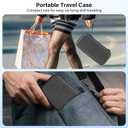 Kammkonb Switch 2 Carrying Case for Nintendo Switch 2 (2025) Hard Shell Travel Case with Screen Protector, Silicon Protective Cover - Portable Travel Bag for Switch2 Console and Accessories - Black