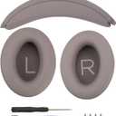 Earpads and Headband Pad Compatible with Bose QC45 QC35 Waterproof and Sweat-Resistant (Sandstone)