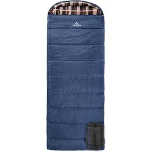 TETON Celsius XL, -25F, 20F, 0F Degree Sleeping Bags, All Weather Warm Sleeping Bag for Adults and Kids, Camping Season, Compression Sack Included (Blue (right zip))