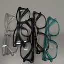 CHEERS DEVICES Reading Glasses for Women Men, Eyeglasses, Blue Light Readers for Men Women, Computer Eye Glasses, Cheaters - 5 Pair (0.75) (5 Pack Mix Color)